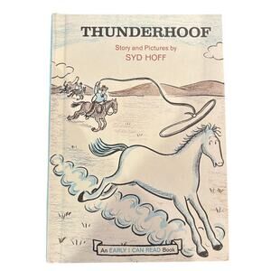 VTG 1971 Classic Thunderhoof by Syd Hoff, Hardcover, VG Condition